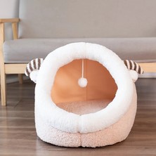 Hanyang Koyun S - 3kg Sıcak Kedi Yatak Için Sevimli Evcil Hayvan Sepeti Rahat Yavru Şezlong Yastık Kedi Evi Çadır Yumuşak Küçük Köpek Mat Çanta Kediler Için Yataklar Evcil Hayvan Malzemeleri (Yurt Dışından)