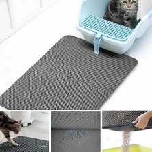 Hanyang Kahverengi 55X75 cm Su Geçirmez Pet Kedi Kumu Mat Çift Katmanlı Pet Çöp Kutusu Mat Kaymaz Kedi Pedi Yıkanabilir Yatak Mat Temiz Pedi Evcil Hayvan Ürünleri (Yurt Dışından)