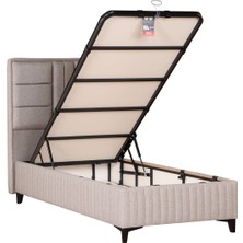 Kilim Mobilya Bamboo Sleepy Sandıklı Baza Bej (Başlık ve Yatak Dahil Değildir)