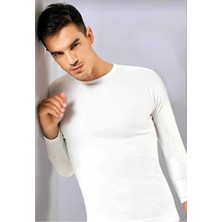 Tutku Elit 1302 Erkek Elastan Uzun Kol O Yaka Atlet 12 Adet