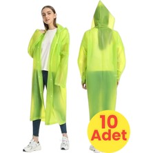 Mood Agenda Kadın Rüzgar Geçirmez Kapüşonlu Yağmurluk Eva Yağmurluk 10 Adet