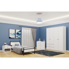 Metalia Gm 9010 Novado Düğme Kulplu Genç Odası Takımı 