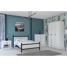 Metalia Gm 905 Ece Düğme Kulplu Genç Odası Takımı