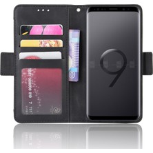 Seniee Samsung Galaxy S9 Kart Yuvalı Deri Cüzdan Telefon Kılıfı (Yurt Dışından)