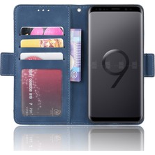 Seniee Samsung Galaxy S9 Kart Yuvalı Deri Cüzdan Telefon Kılıfı (Yurt Dışından)