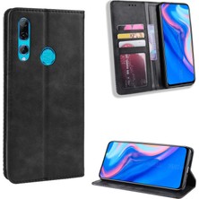 Seniee Huawei Y9 Prime 2019 Cüzdan Deri Flip Telefon Kılıfı (Yurt Dışından)