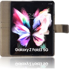 Seniee Samsung Galaxy Z Fold 3 5g Kart Yuvalı Deri Cüzdan Telefon Kılıfı (Yurt Dışından)