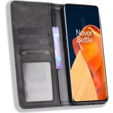 Seniee Oneplus 9 Pro Kart Yuvalı Deri Cüzdan Telefon Kılıfı (Yurt Dışından)