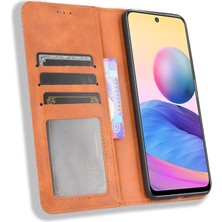 Seniee Xiaomi Redmi Note 10 5g Kart Yuvalı Deri Cüzdan Telefon Kılıfı (Yurt Dışından)