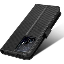 Seniee Xiaomi Mi 11T Pro Kart Yuvalı Deri Cüzdan Telefon Kılıfı (Yurt Dışından)