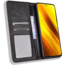 Seniee Xiaomi Poco X3 Nfc Kart Yuvalı Deri Cüzdan Telefon Kılıfı (Yurt Dışından)