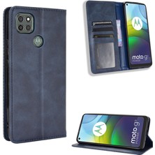 Seniee Motorola Moto G9 Power Cüzdan Deri Flip Telefon Kılıfı (Yurt Dışından)