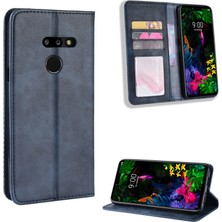 Seniee Lg G8 Thinq Cüzdan Deri Flip Telefon Kılıfı (Yurt Dışından)