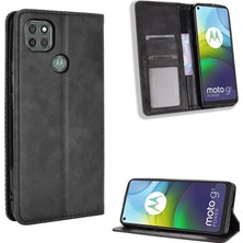 Seniee Motorola Moto G9 Power Cüzdan Deri Flip Telefon Kılıfı (Yurt Dışından)