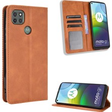 Seniee Motorola Moto G9 Power Cüzdan Deri Flip Telefon Kılıfı (Yurt Dışından)