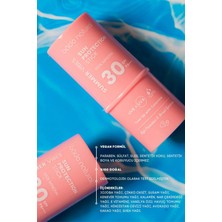 Bade Natural Pembe %100 Mineral Filtreli ve Doğal Güneş Koruyucu Stick 30 SPF