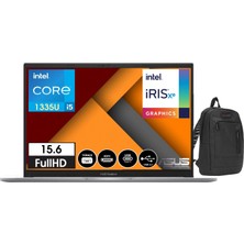 Asus Vivobook X1504VA-NJ103 Intel Core I5 1335U 8 GB 256GB SSD 15.6" Dos Fhd Dizüstü Bilgisayar  X1504VA-NJ10301+WEBLEGELSINÇANTA