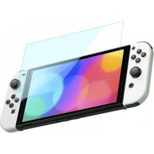 Jingyi Nintendo Switch OLED Model 2021 ile Uyumlu Temperli Cam Ekran Koruyucu (2'li Paket) (Yurt Dışından)