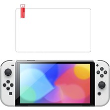 Jingyi Nintendo Switch OLED Model 2021 ile Uyumlu Temperli Cam Ekran Koruyucu (2'li Paket) (Yurt Dışından)