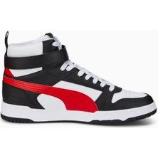 Puma Rbd Game - Erkek White-Red-Black Bilekli Spor Ayakkabı - 385839 05