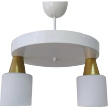 Mylights  Modern Spor Avize Yuvarlak 2li Sarkıt 30CM