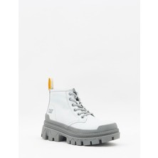Caterpillar Hardwear Mid Kadın Beyaz Deri Bot