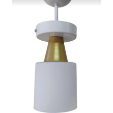 Mylights   Modern Beyaz Tekli Sarkıt Avize 1 0cm En  30CM Yükseklik