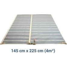 Elektrikli Yerden Isıtma  Termostatlı Karbon Film