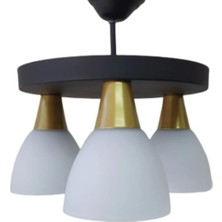 Mylights   Modern Spor  Üçlü Tavan Avize