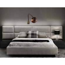 Mylights Eskitme Spralli LED Aplik Okuma Lambası 3W LED Gün Işığı Ampullü