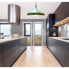 Mylights  Mutfak Avize  Yeşil Sarkıt Avize   Modern Spor Avize 35 cm