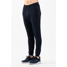 Maraton SlimFit Erkek  Ribana Paça Açık Lacivert Pantolon