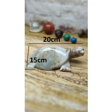 Marble Center Mermer Kaplumbağa - Biblo - Süs Eşyası - Dekoratif Obje