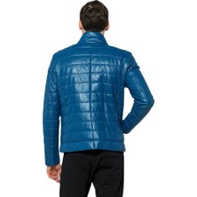 Basic & More Erkek Şişme  Deri Ceket - 8488