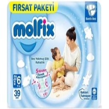 Molfix 6 Numara Extra Large 15+ kg 39 Adet