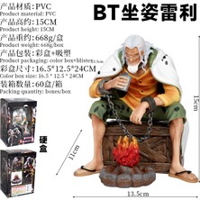 One Piece Tek Parça Bt Oturma Duruşu Rayleigh Pluto Rayleigh Şenlik Ateşi Içme Şekilli Kalıp Süsler Heykeli Hediye (Yurt Dışından)