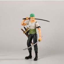 One Piece Tek Parça Figürü Süper Hareketli Zoro Tek Parça Model Anime Figürü Süsleme (Yurt Dışından)