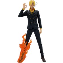 One Piece Anime Figürü Tek Parça Gk Fantasy Sanji Siyah ve Beyaz Çift Başlı Oyma Süper Şekil Heykeli Kutulu Model (Yurt Dışından)