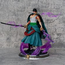 One Piece Küçük Kanlı Zoro Tek Parça Gk Üç Bıçaklı Sahne Heykeli Kutulu Animasyon Figürü (Yurt Dışından)