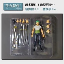 One Piece Tek Parça Figürü Süper Hareketli Zoro Tek Parça Model Anime Figürü Süsleme (Yurt Dışından)