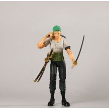 One Piece Tek Parça Figürü Süper Hareketli Zoro Tek Parça Model Anime Figürü Süsleme (Yurt Dışından)