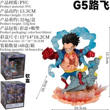 One Piece Anime One Piece G5 Dördüncü Vites Luffy Şekil Kutulu Maymun Kral Minggo Heykeli Sahne Modeli Süsleme (Yurt Dışından)