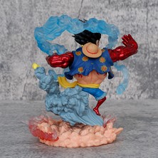 One Piece Anime One Piece G5 Dördüncü Vites Luffy Şekil Kutulu Maymun Kral Minggo Heykeli Sahne Modeli Süsleme (Yurt Dışından)