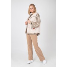 NEVHİS Camel Sweat Pantolon