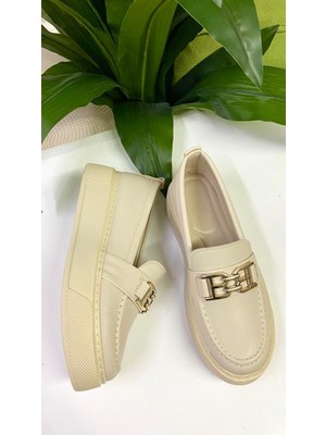 Punto 261077 Kalın Taban Loafer Makosen Ayakkabı
