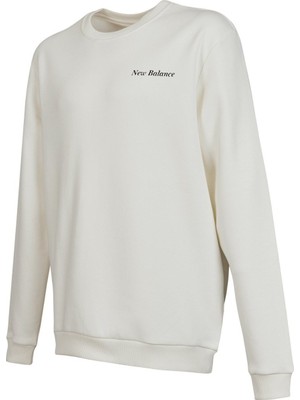 New Balance MNC3328 Beyaz Erkek Sweatshirt