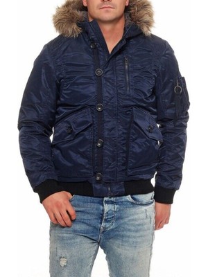 Jack & Jones 12109349 Jorforce Bomber Jacket Lacivert Mont Lacivert