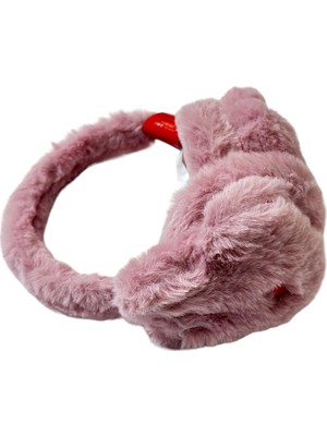 Karışık Kitti Çocuk Peluş Kulaklık 4-8 Yaş Pembe-4-8 Yaş