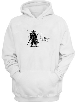 The Wert Unisex Samurai Den Setsu Beyaz  Normal Kalıp Sweatshirt