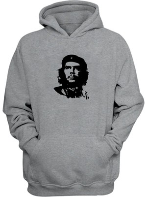 The Wert Unisex Che Guevara Gri  Normal Kalıp Sweatshirt